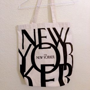 The New Yorker Canvas Tote Bag